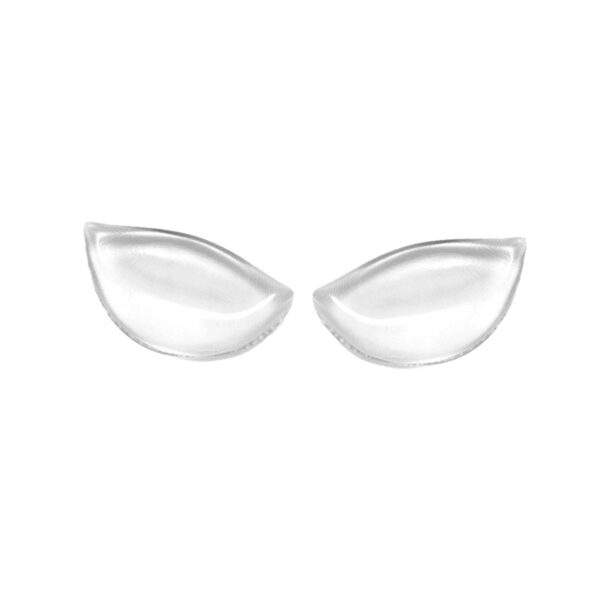 Crystal Heart-Shaped Adhesive Push-Up Bra Enhancers | Single-Sided