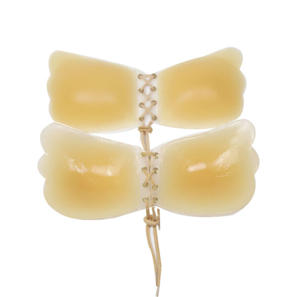 Lace-Up Adhesive Silicone Bra - Image 5