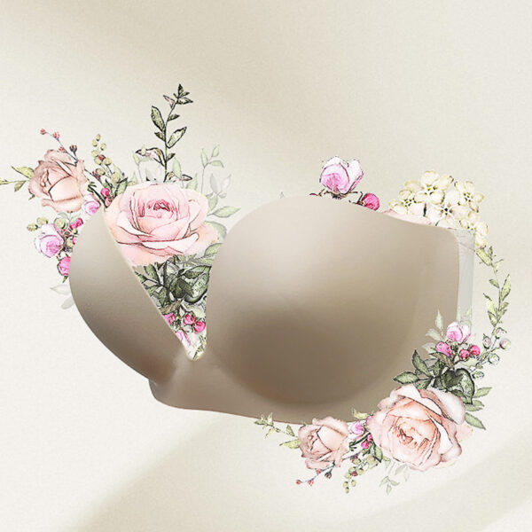 Deep U-Cup Adhesive Bra with Side Wings - Strapless Backless Push-Up Bra - Image 2