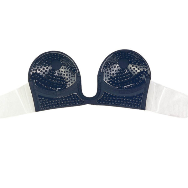 Deep U Strapless Adhesive Push-Up Bra with Side Wings