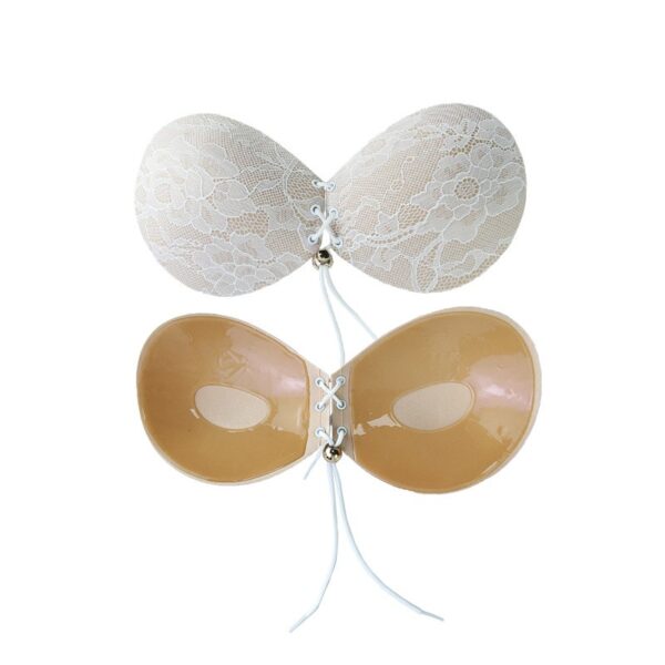 Lace-Up Adjustable Invisible Adhesive Bra - Image 2