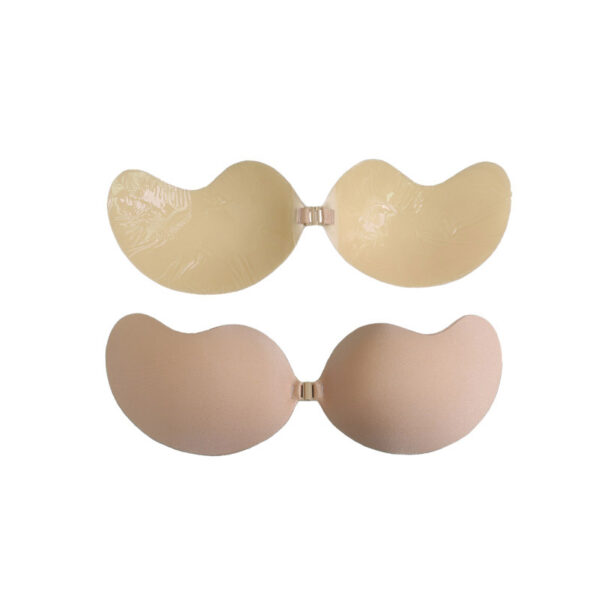 Mango Shape Sticky Sponge Bra with Front Buckle