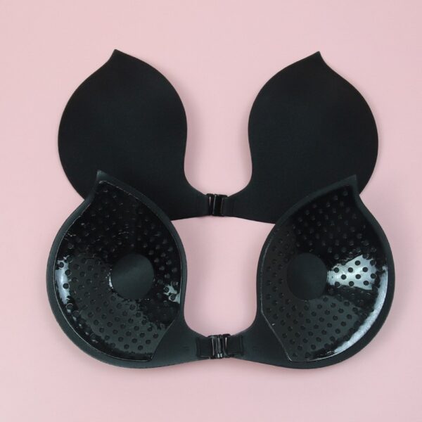 Peach-Shaped Sticky Push-Up Bra - Strapless Invisible Adhesive Bra - Image 4