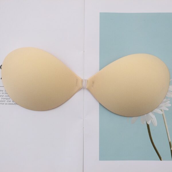 Round Cup Sticky Push-Up Bra - Image 4
