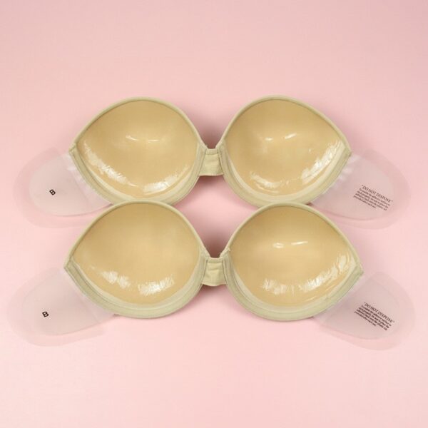 Self-Adhesive Strapless Side Wing Push-Up Bra - Image 5