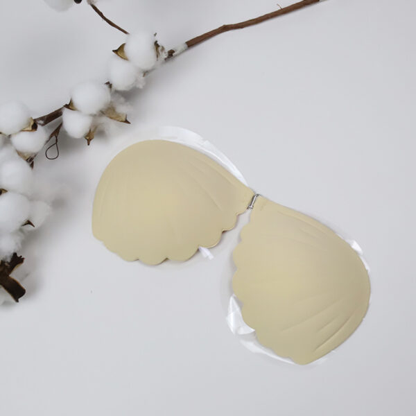Shell Cup Self-Adhesive Strapless Push-Up Bra - Image 4