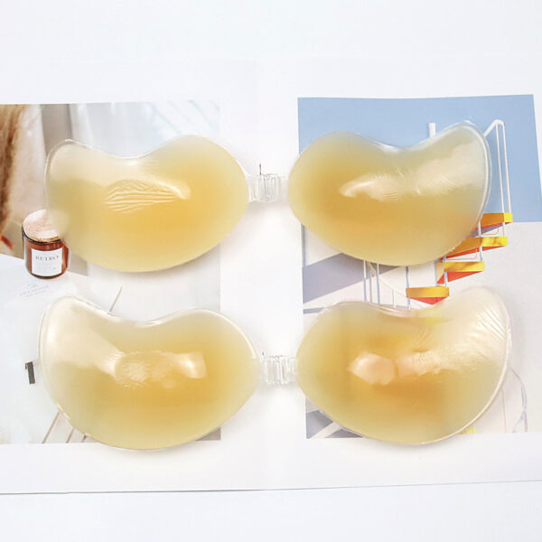 Seamless Silicone Mango Sticky Bra - Invisible Adhesive Backless Bra for Women - Image 5