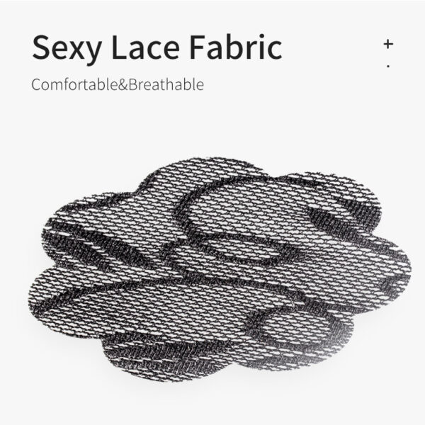 Stylish Lace Adhesive Disposable Nipple Covers - Image 3